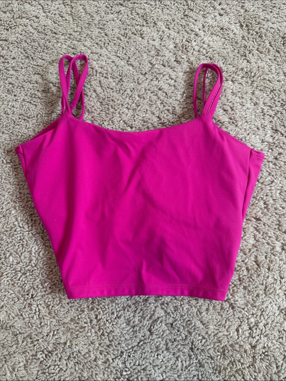 Women’s Fuchsia Camisole Sports Bra - Unbranded